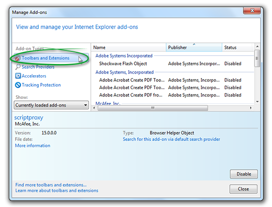 adobe extension for ie 11